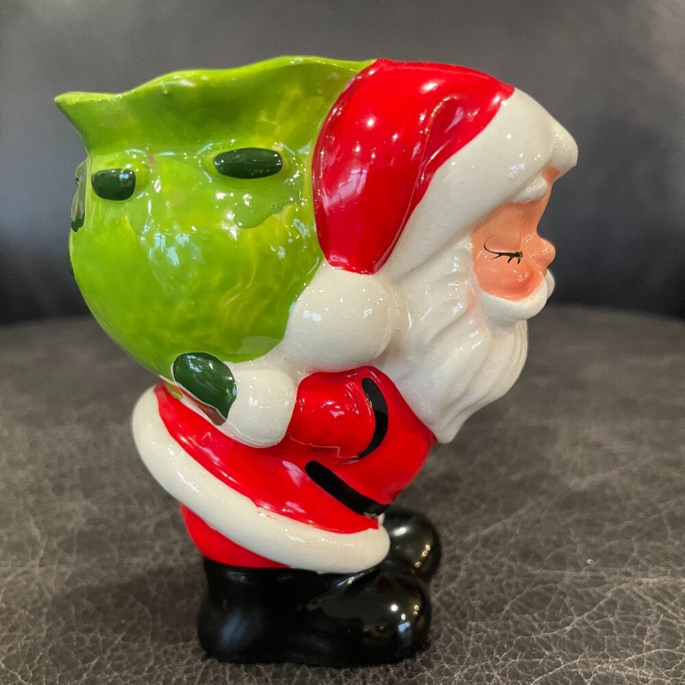 Vintage Lefton Santa with Sack